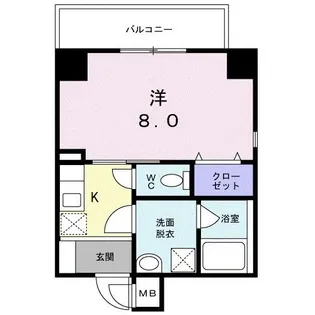 アーバンフォレスト【5階】の間取り