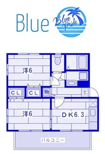 プレセアII【2階】の間取り