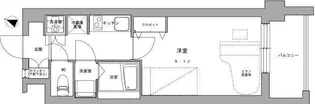 ミュージション武蔵中原【1階】の間取り