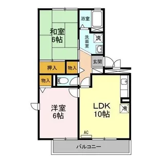 パークホームズ豊【2階】の間取り
