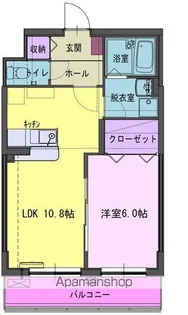 ヴィダ・リカ花園【2階】の間取り
