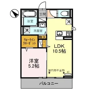 サクラソラ B【2階】の間取り