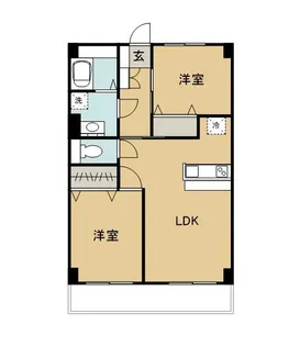 領家コーポラス【5階】の間取り