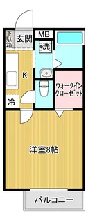 ソレジオ若林【2階】の間取り