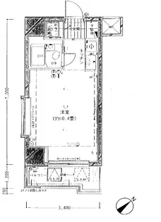 モンテベルデ押上【2階】の間取り