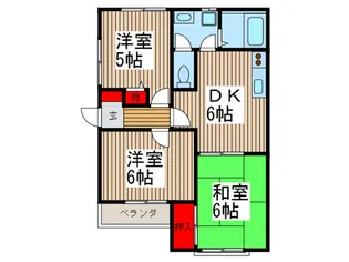 メゾンベイスグラッド【2階】の間取り