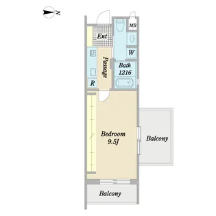 新代田Musikverein【3階】の間取り