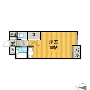 ブランドール河原町プラザ【1階】の間取り