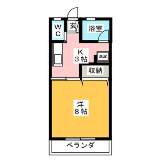 サンホーム【1階】の間取り