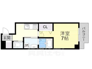 ヴァローレ枚方【4階】の間取り