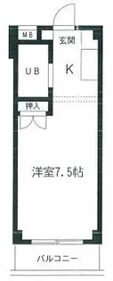 アーバンハイツNY【2階】の間取り