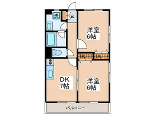 ビバ プリンス【1階】の間取り