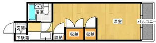 サンハイム湯河原【3階】の間取り