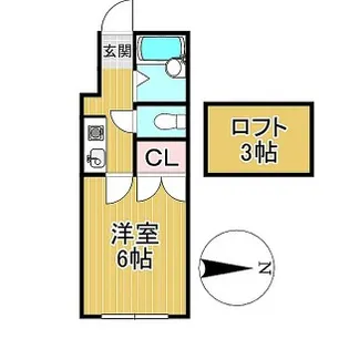 レジデンス津福本町II【1階】の間取り