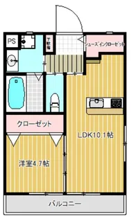 Felsen【3階】の間取り