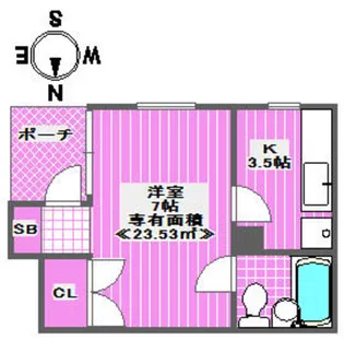 TOWA TWINS【1階】の間取り