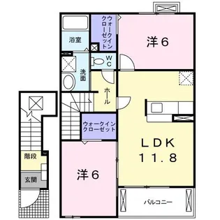 ブリッサC【2階】の間取り