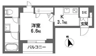 レフィシア トレジャー【3階】の間取り