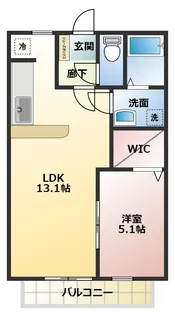Forest大和 I棟【1階】の間取り