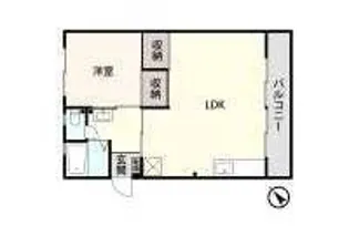 アシストシーサイドマンション【2階】の間取り
