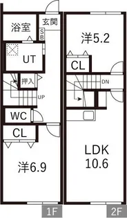 La・belleの間取り