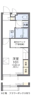 サザンウィンド【1階】の間取り
