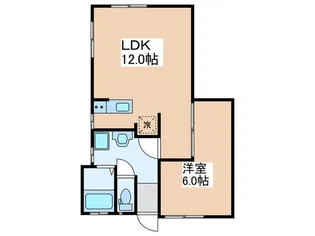 丸山荘【1階】の間取り