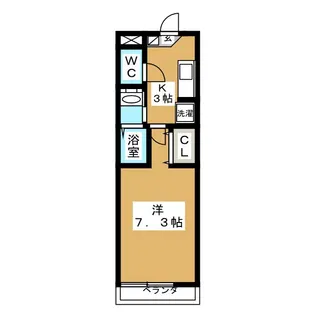 〇 サンフラワー【3階】の間取り