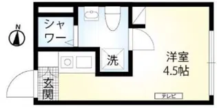 Mahalo Terrace清澄白河【1階】の間取り