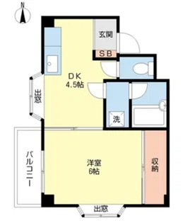 DSマンション【2階】の間取り