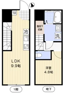 品川サザンコート【1階】の間取り