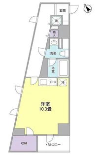 TKフラッツ渋谷【4階】の間取り