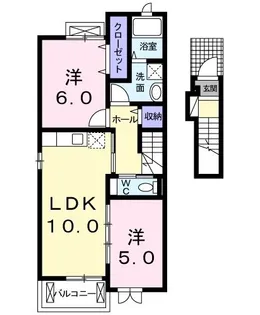 サニーハウス・S【2階】の間取り
