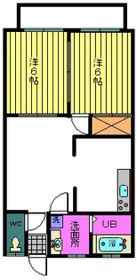 クインバードI【2階】の間取り