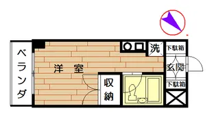 スカイコート和光【4階】の間取り