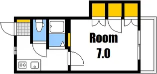 グリーンパーク大芝【3階】の間取り