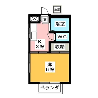 グレイス・ウッド・ハウス【2階】の間取り