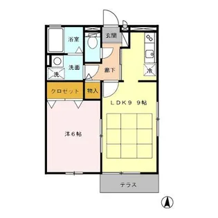 Dモナリエ【2階】の間取り