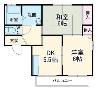 ドミールA【2階】の間取り