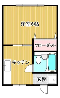 コーポエコー(イ)【2階】の間取り