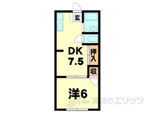 フジハイツ【1階】の間取り