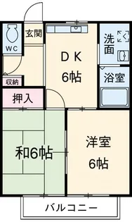 大山壱番館 A【1階】の間取り