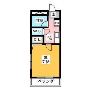 フォレストタウン【1階】の間取り