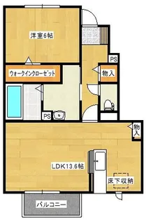 ディモルフォセカ【1階】の間取り