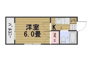 アリスメゾン新保【2階】の間取り