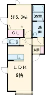 ロイヤルフラット【2階】の間取り