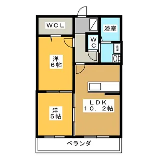 Bel Paese(ベル パエーゼ)【3階】の間取り