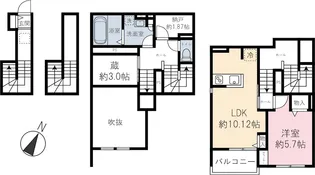 (仮称)狭山市祇園パレスの間取り