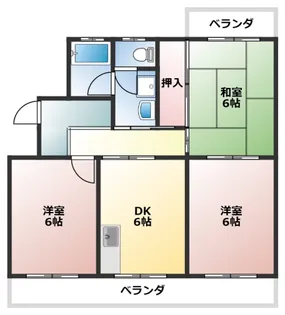 アーバンライフ茶町【1階】の間取り