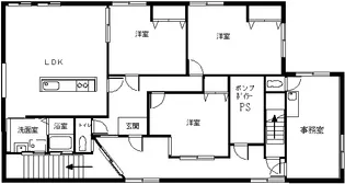 ウーノポルタ富田【2階】の間取り